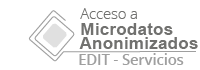 Microdatos anonimizados EDIT - SERVICIOS