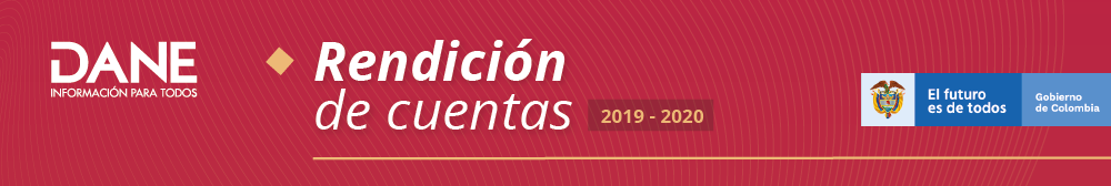 Rendición de cuentas DANE 2019-2020
