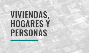 Viviendas, Hogares y Personas 