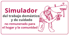 Simulador del trabajo doméstico y decuidado no remunerado para el hogar y la comunidad
