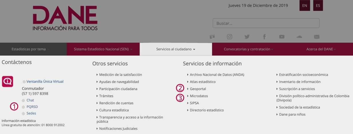 Acceso servicios