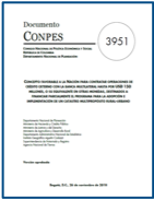 Primera hoja escaneada del Documento CONPES 3951
