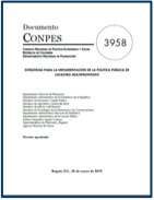 Primera hoja escaneada del Documento CONPES 3958