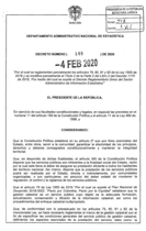 Primer hoja escaneada del documento: Decreto 148 de 2020