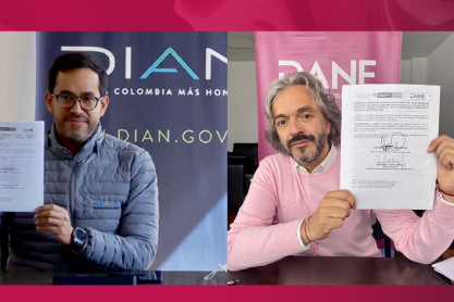 DANE y DIAN firman acuerdo de acceso a información tributaria y aduanera para fines estadísticos
