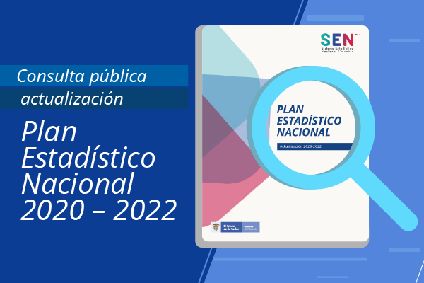 Consulta Pública: actualización Plan Estadístico Nacional (2020-2022)