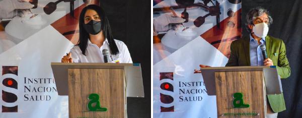 Director del DANE, Juan Daniel Oviedo, junto con la Directora del Instituto Nacional de Salud- INS, Martha Lucia Ospina