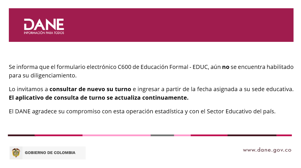 Formulario electrónico EDUC