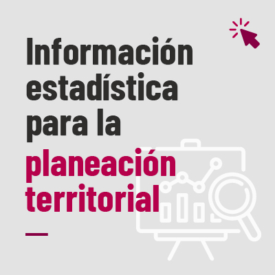 Información estadística para la planeación territorial