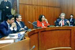 Director presenta informe al congreso 