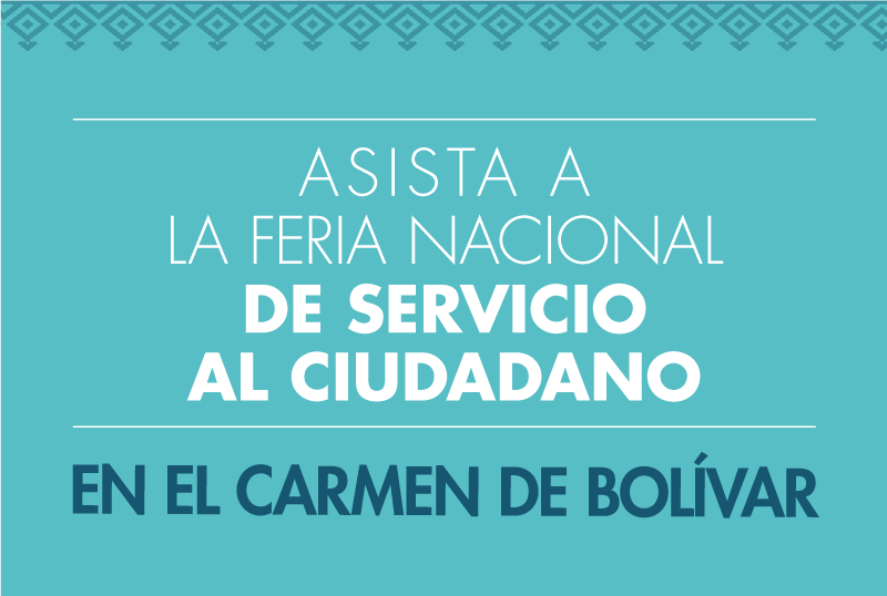 Feria servicio al Ciudadano, Carmen de Bolivar