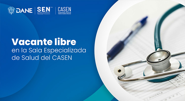 panel de rendicnión de cuentas DANE- IGAC Fotografía de un estetoscopio