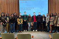 Fotografía de asistentes a la cuarta sesión de la Mesa Estadística para la Economía Popular 