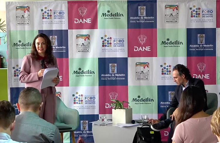 Todo listo para el Quinto Foro Mundial de Datos de Naciones Unidas Imagen lanzamiento foro Medellín